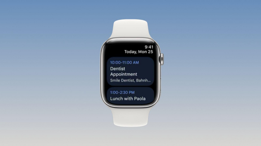 Google Kalendář konečně na Apple Watch, nabízí i praktické komplikace
