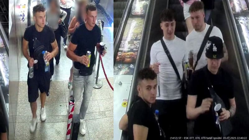 Kvůli požáru metra v Praze pátrá policie po šestici mužů. Oheň měl způsobit „zapálený předmět“
