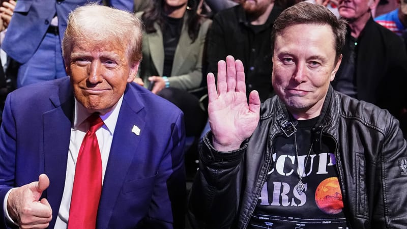 Trump ostře o Muskovi a jeho straně: Je to směšné, miliardář se utrhl z řetězu a dělá rozvrat