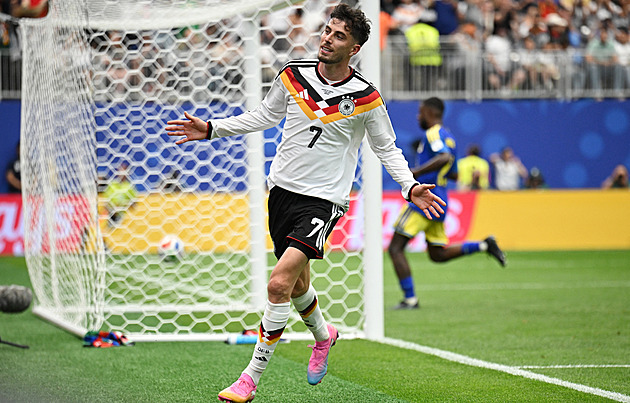 Německo - Curacao 7:1, outsider vzdoroval jen půl hodiny, dva góly vítězů dal Havertz