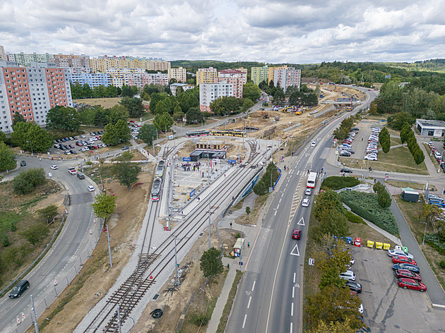 Kvůli nové trati s tunelem upravili v Brně smyčku tramvají, jezdí opačným směrem