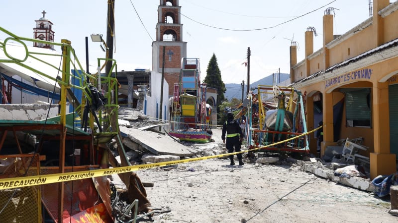 Při oslavách v Mexiku vybuchla pyrotechnika: Nejméně 10 mrtvých a 64 zraněných